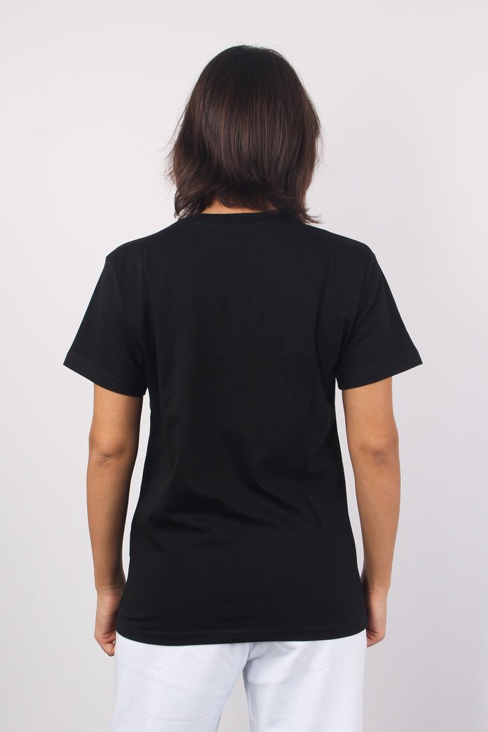 T-shirt Manica Corta Cotone Nero-3