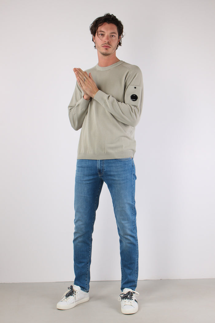 Maglia Girocollo Cotone Lente Dove-5