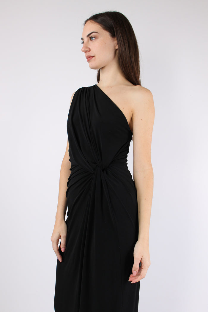 Abito Monospalla Lycra Nero-7