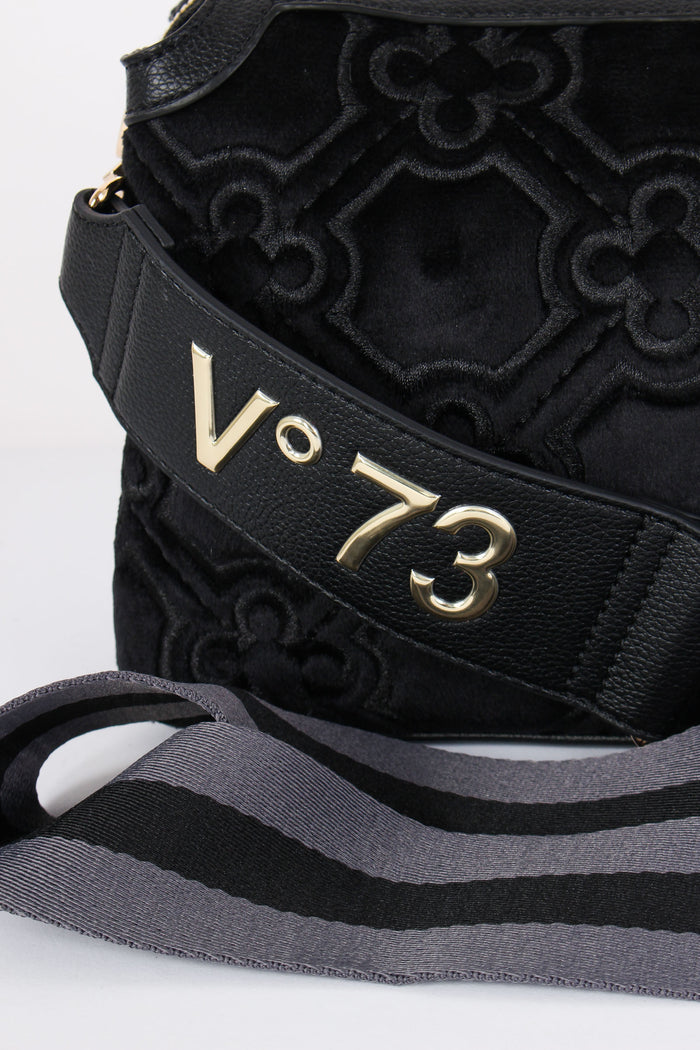 Cate Borsa Tre Scomparti Nero/grigio-8