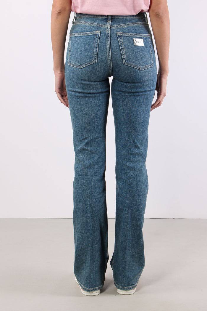 Jeans Basico Zampa Denim Blu-4