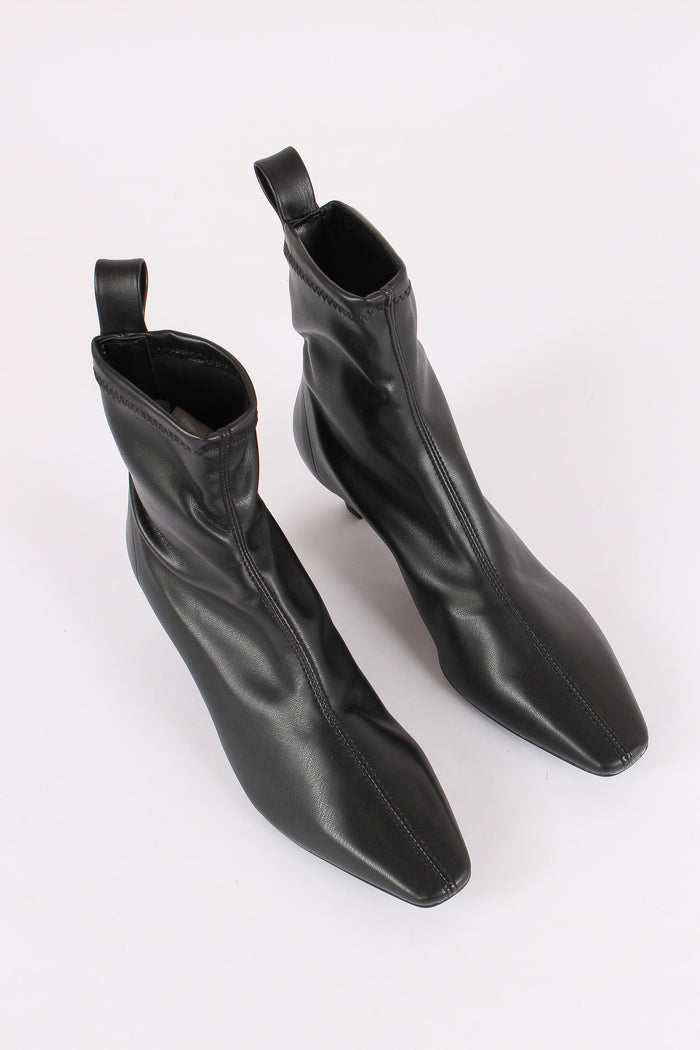Tronchetto Gambale Stretch Nero-5