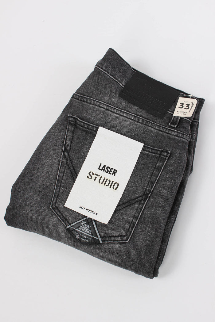Denim Regular Slim Fit Denim Black-4