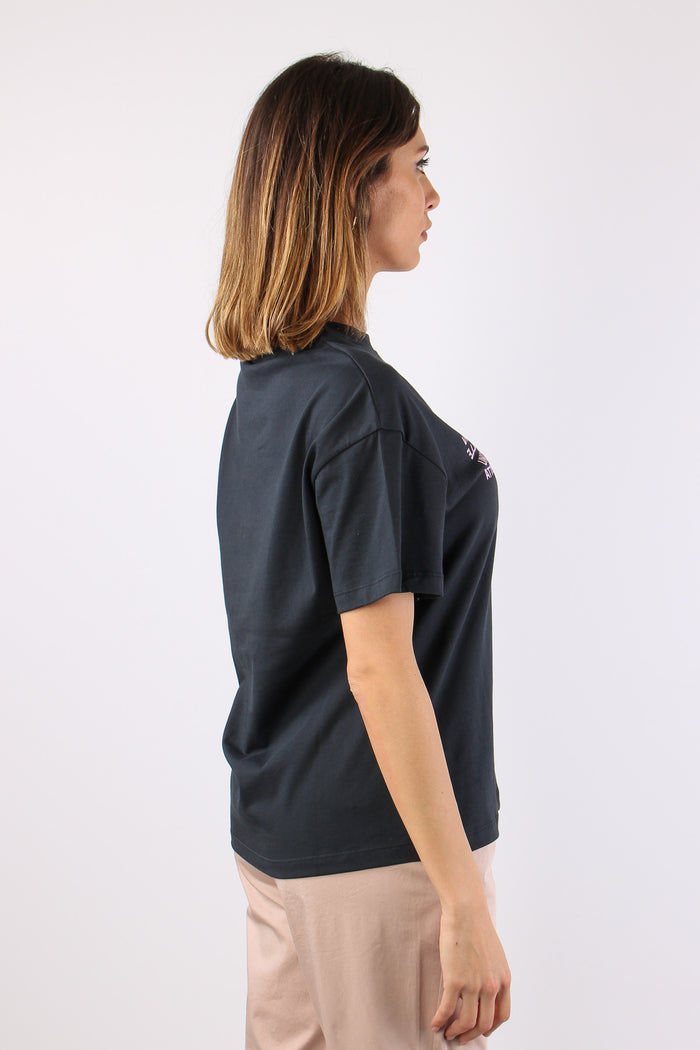 T-shirt Over Splendida Piombo-6