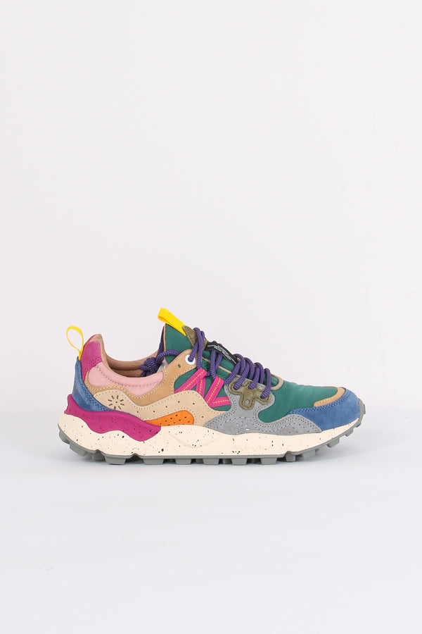 Sneakers Yamano Suede Nylon Petrol/stone