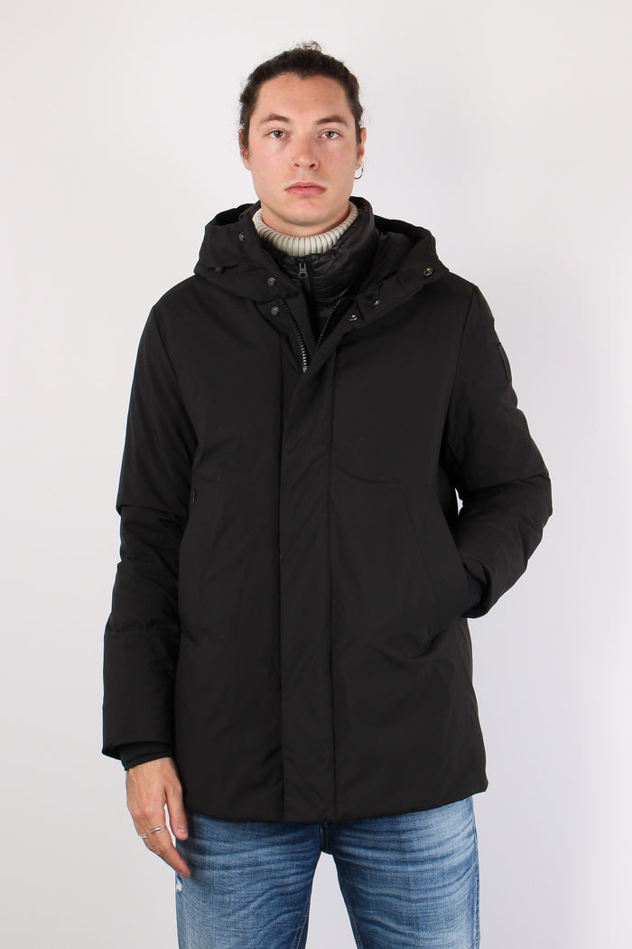 Parka Nylon Liscio Black