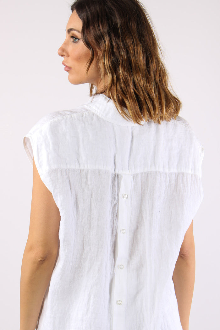 Camicia Smanicata Bottini Retr Naturale-8