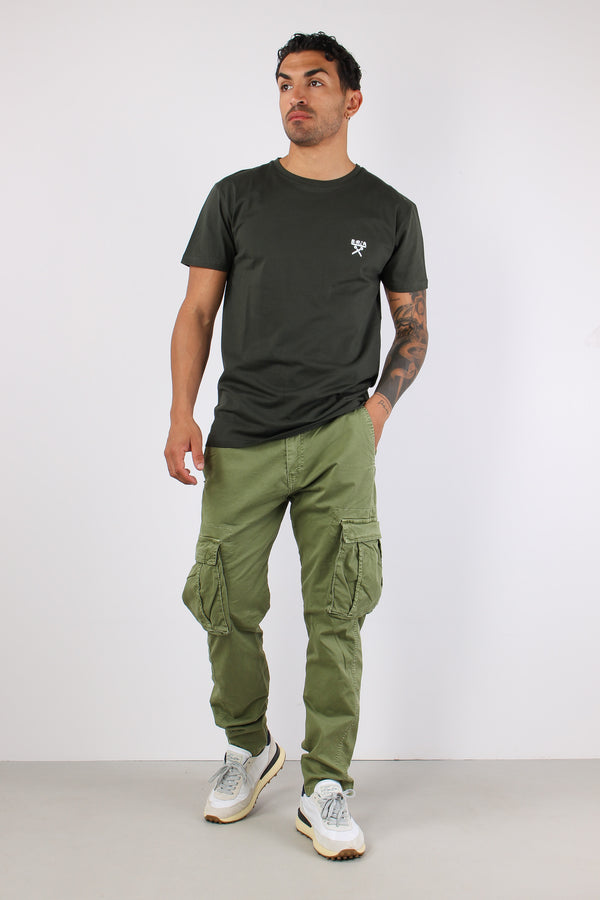 Pantalone Tasconato Verde Scuro
