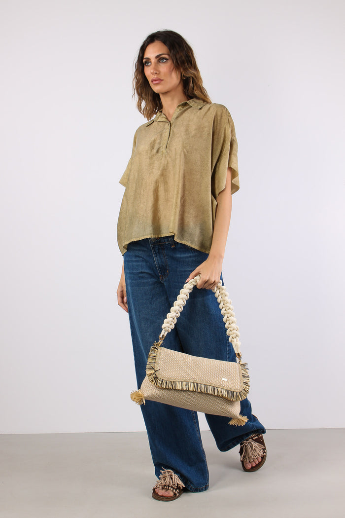Camicia Over M/m Olio-5