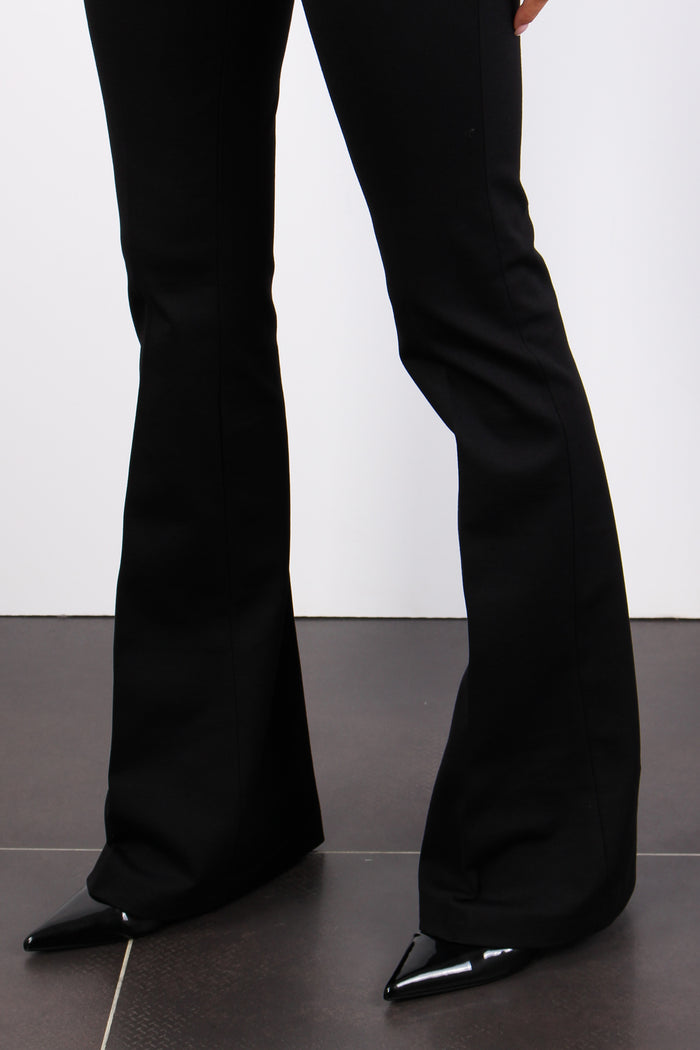 Pantalone Punto Milano Flare Nero-7