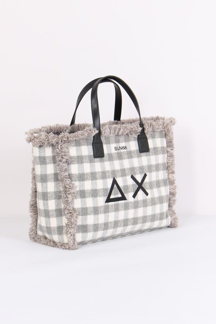 Shopping Media Check Grigio-6