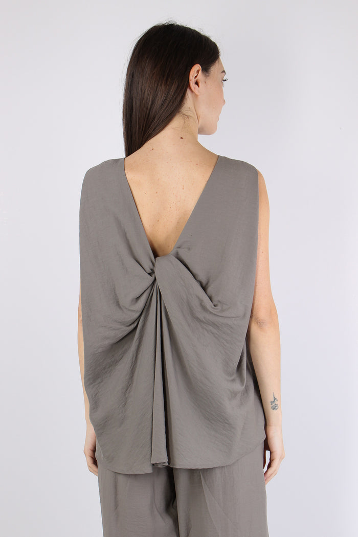 Blusa Scavo Dietro Grigio-4