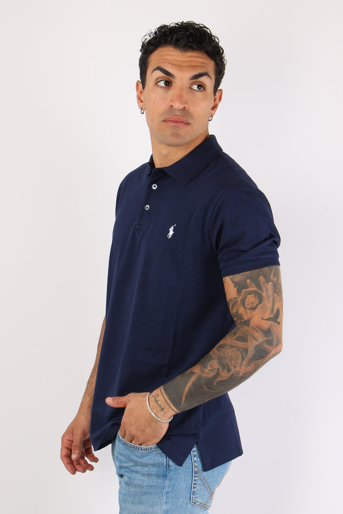 Polo Slim Fit Stretch Refined Navy-6