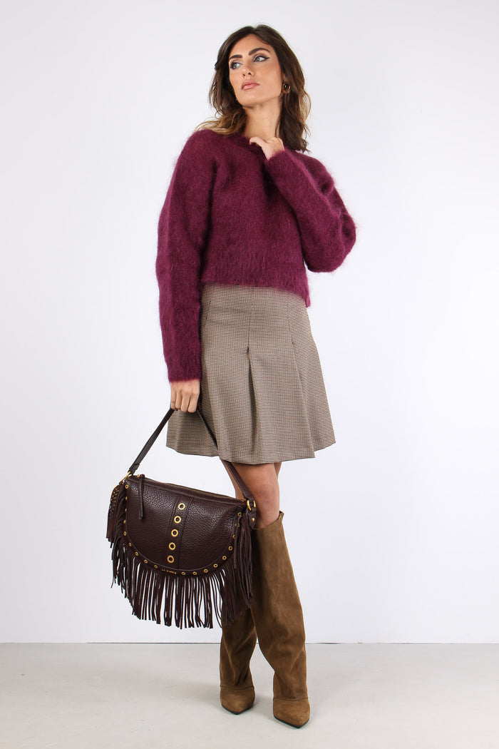 Maglia Misto Mohair Bordeaux-4
