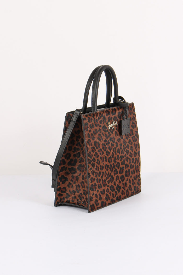 Borsa A Mano Media Animalier Dark Leopard-6