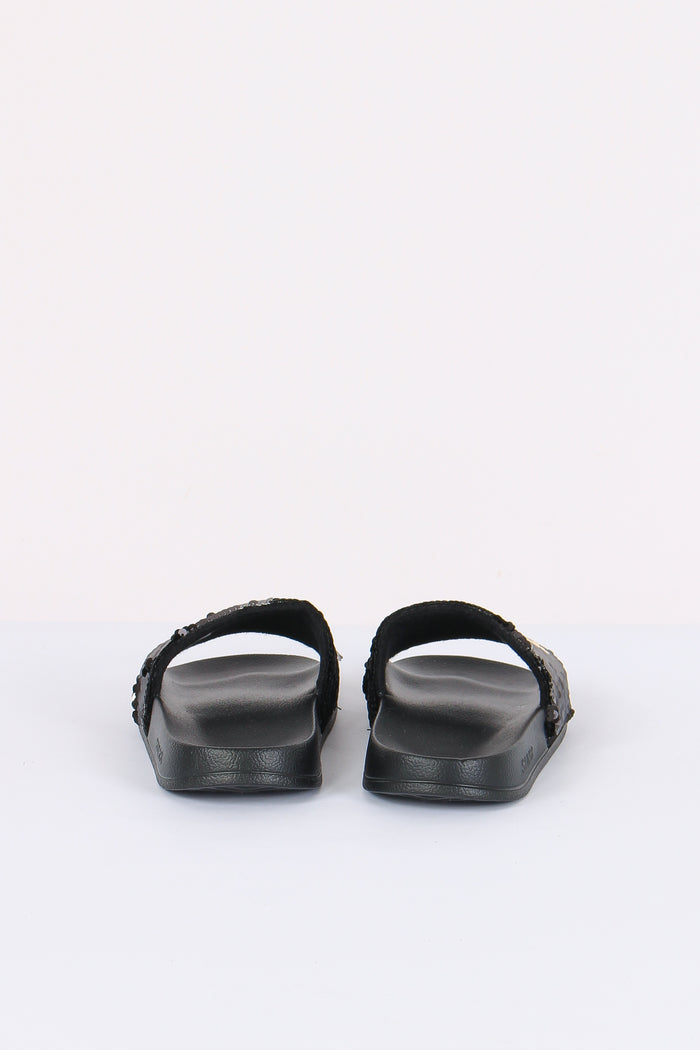 Ciabatta Fascia Pailettes Nero/oro-3