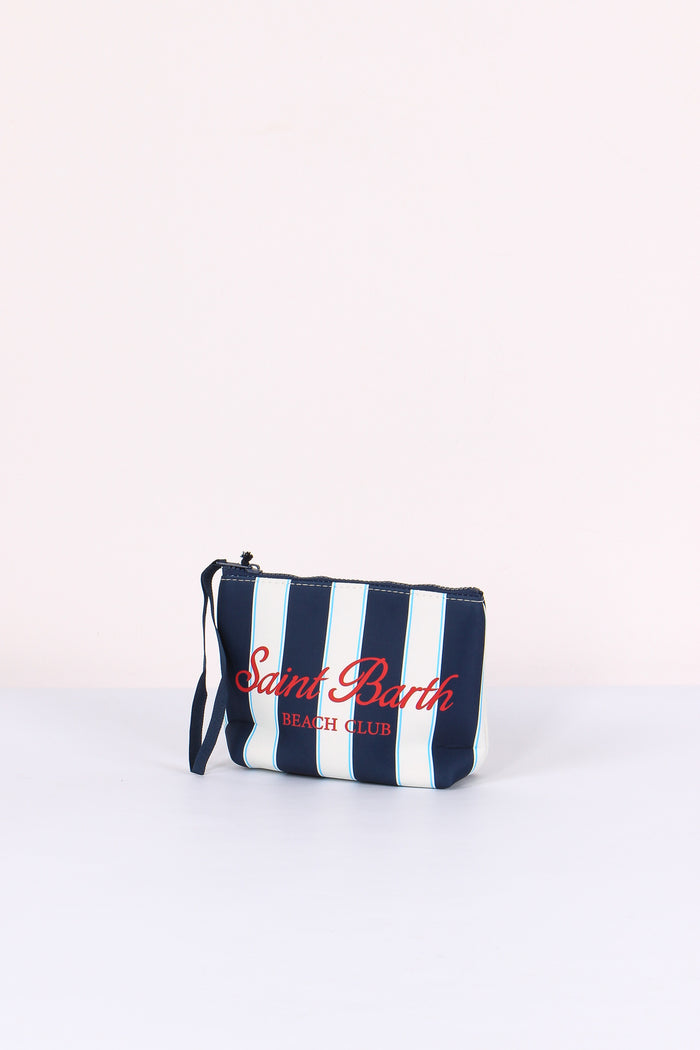Aline Pochette Righe Blu/bianco-2
