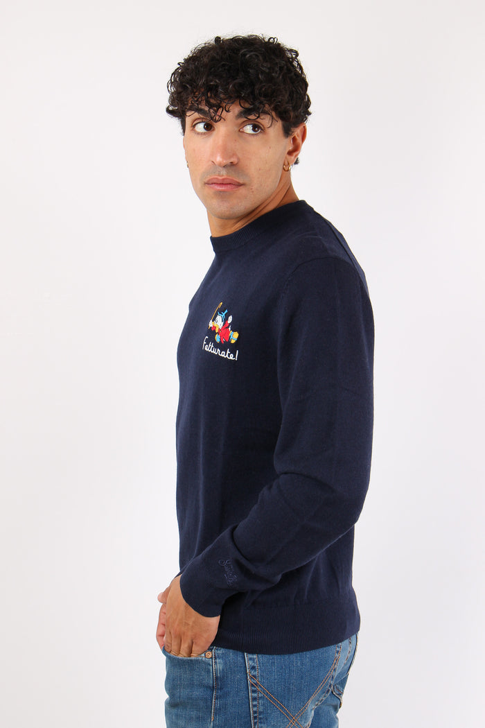 Girocollo Scrooge Fatturate Blu-5