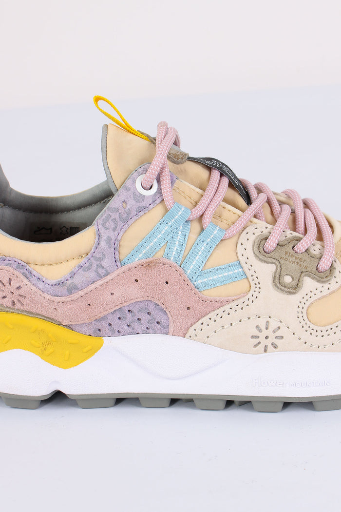 Sneakers Yamano Suede Animalier Lilac/pink-4