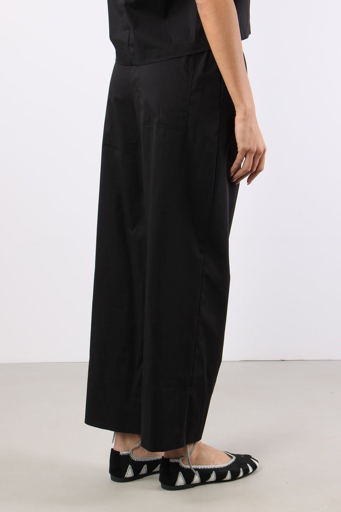Pantalone Tasche Dietro Nero-6