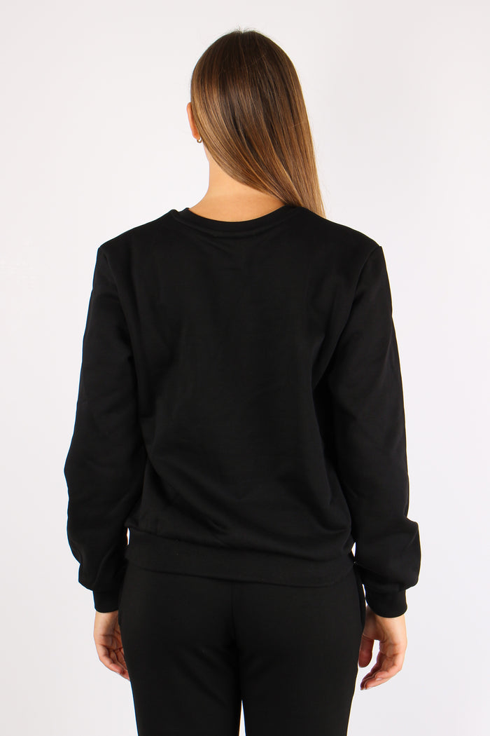 Felpa Logo Arriccio Nero-4