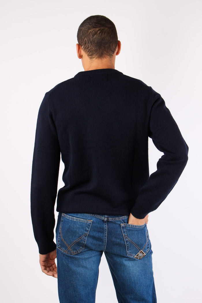 Maglia Logo Grande Snoopy Navy Blue-4