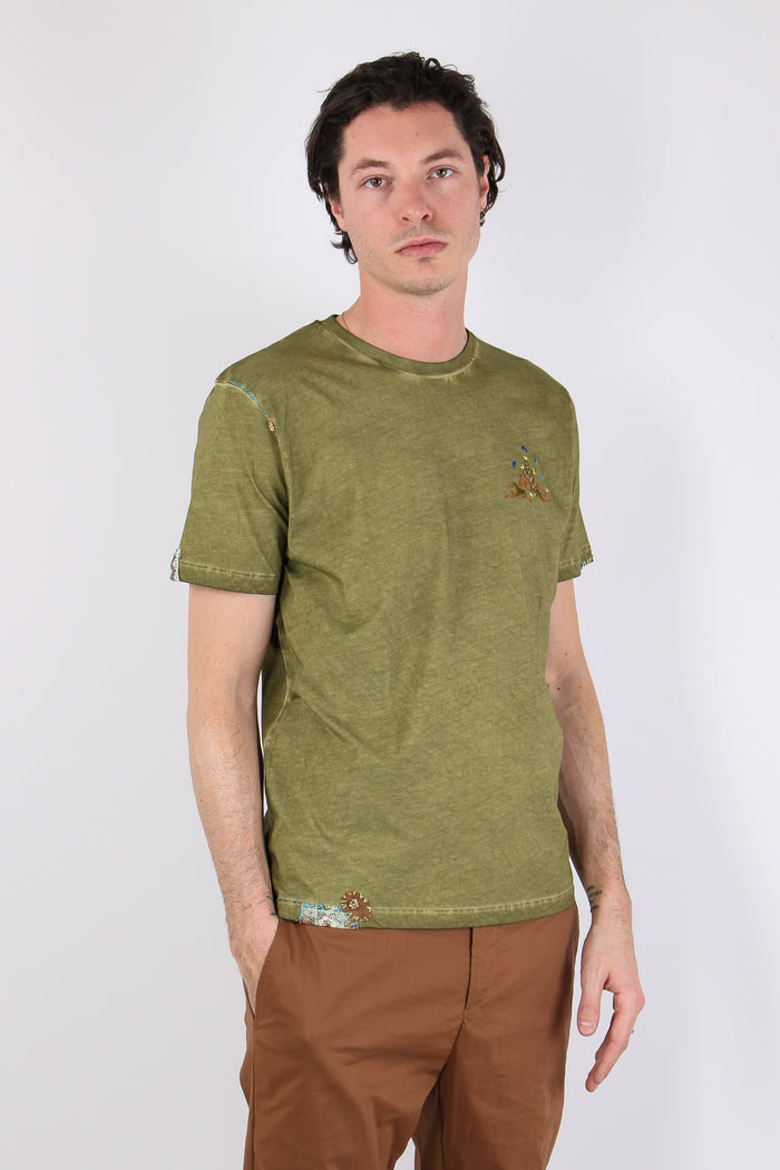 T-shirt Ricamo Cactus Selva-7
