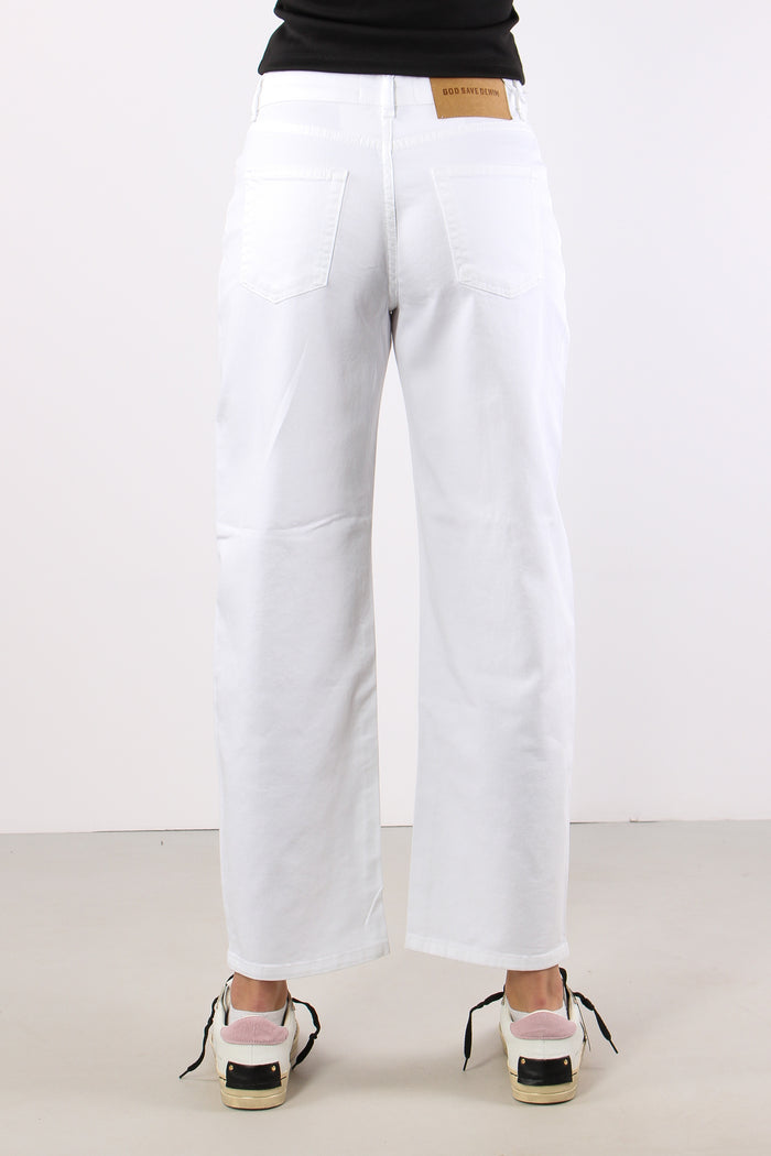 Naiadi Denim Baggy Rotture Bianco-4