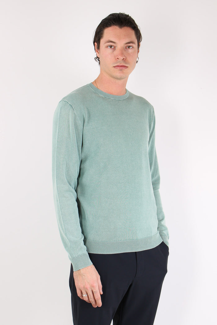 Maglia Girocollo Delave Light Green-7
