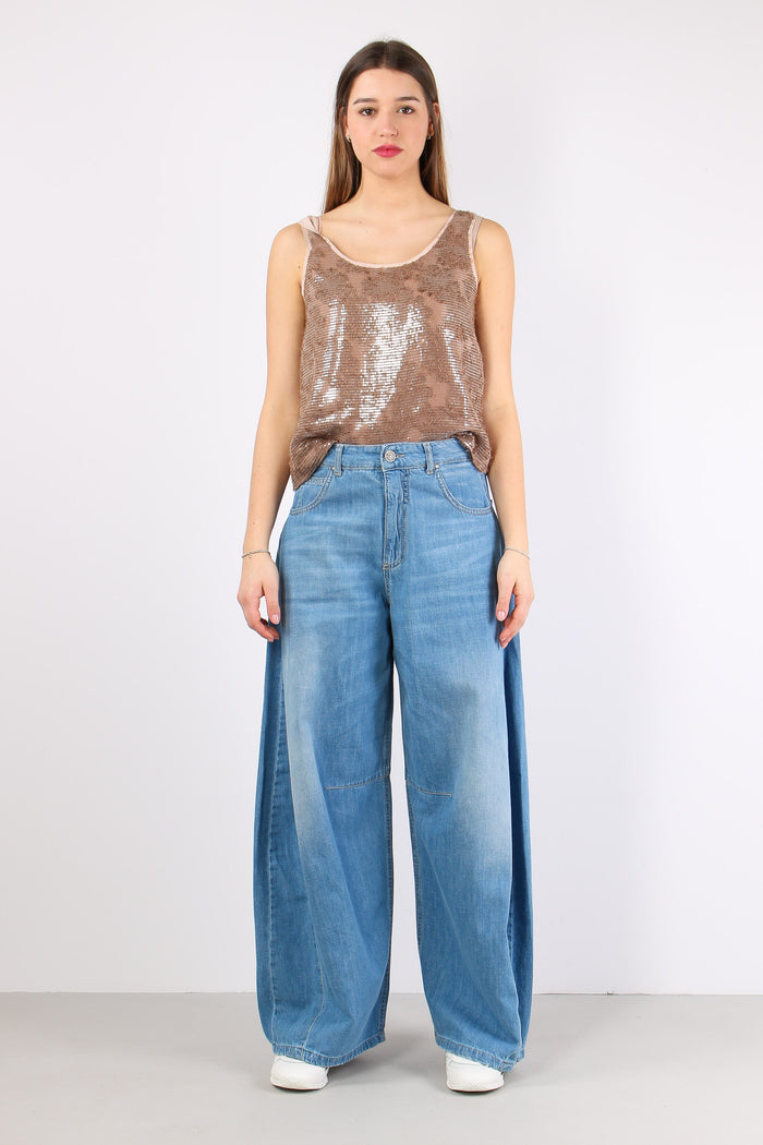 Iride Denim Baloon Denim Chiaro