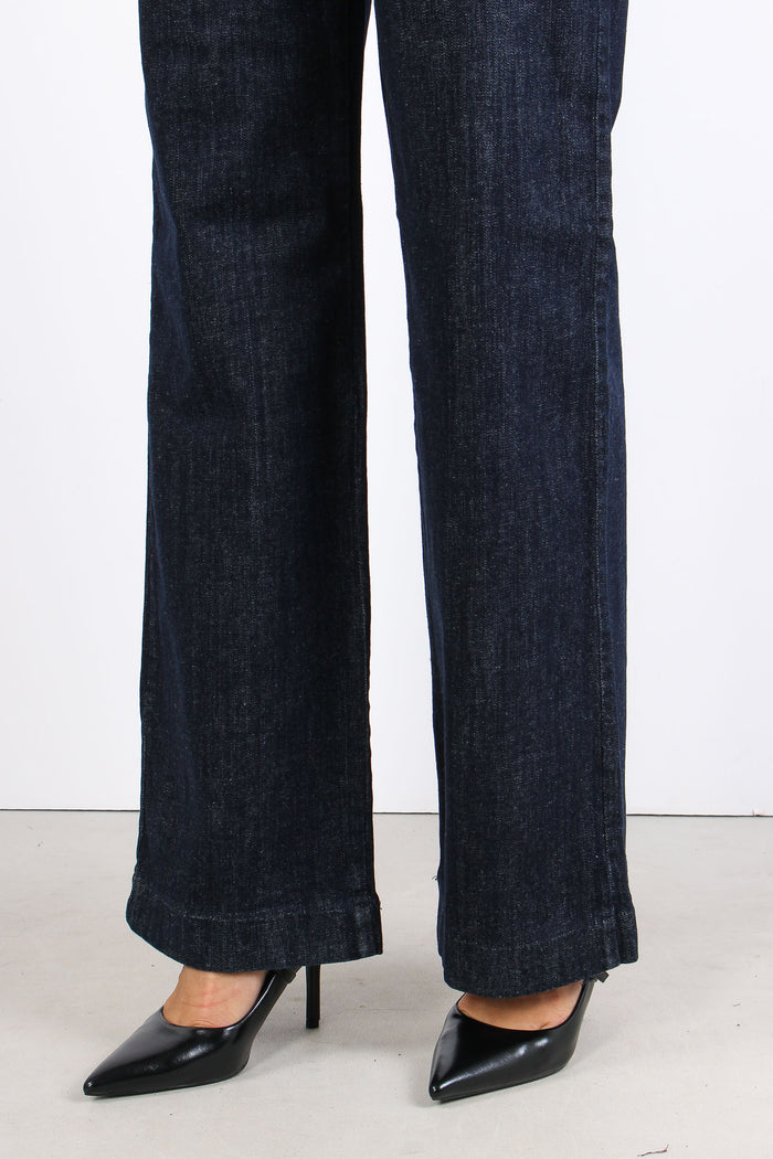 Chino Tasca America Gamba Drit Denim Scuro-7