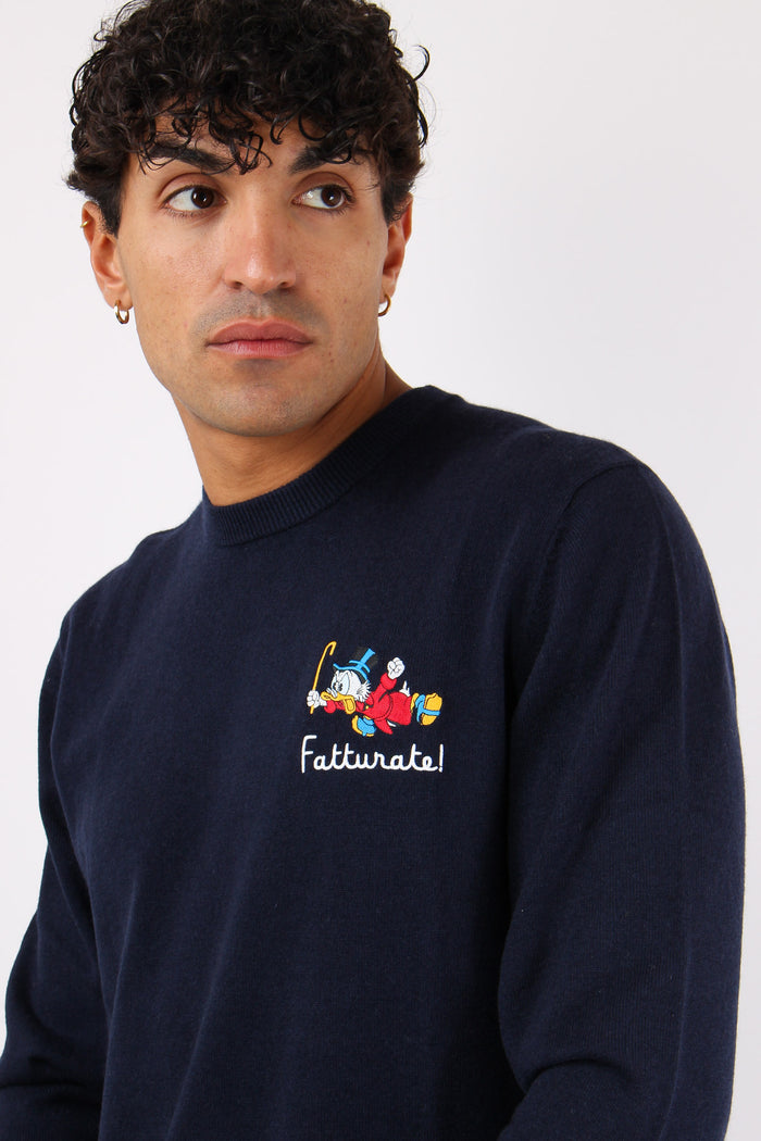 Girocollo Scrooge Fatturate Blu-6