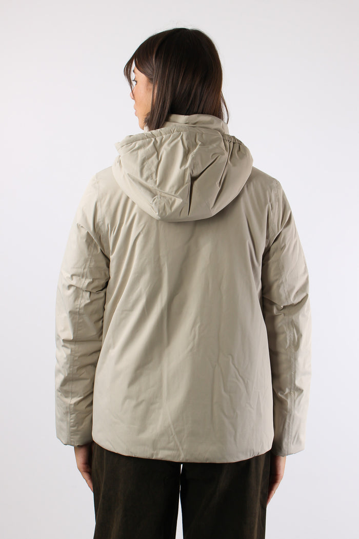Giubbotto Corto Inserto Marmotta Beige Cashmere/grey Warm-5