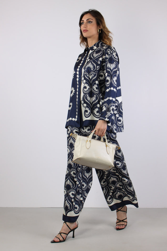 Wkdlastra Camicia Seta Fantasia Foulard Patch-3