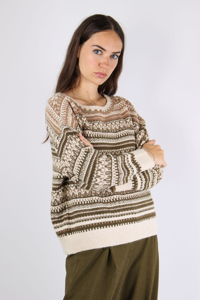 Maglia Jacquard Lurex Fantasia-7