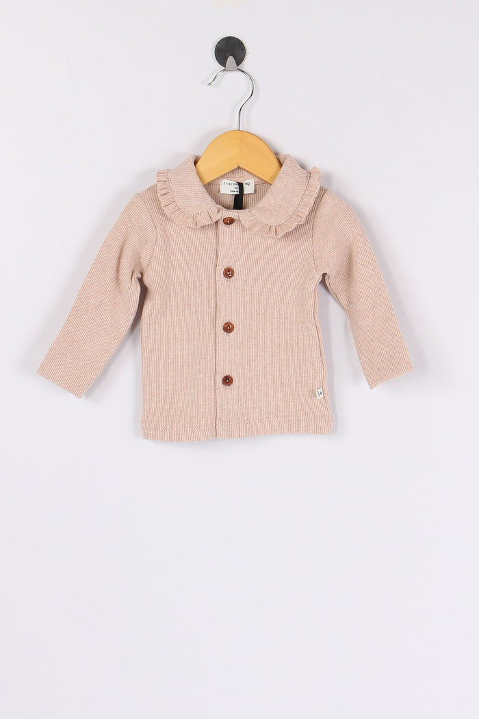 Camicia Coste Caldo Cotone Nude