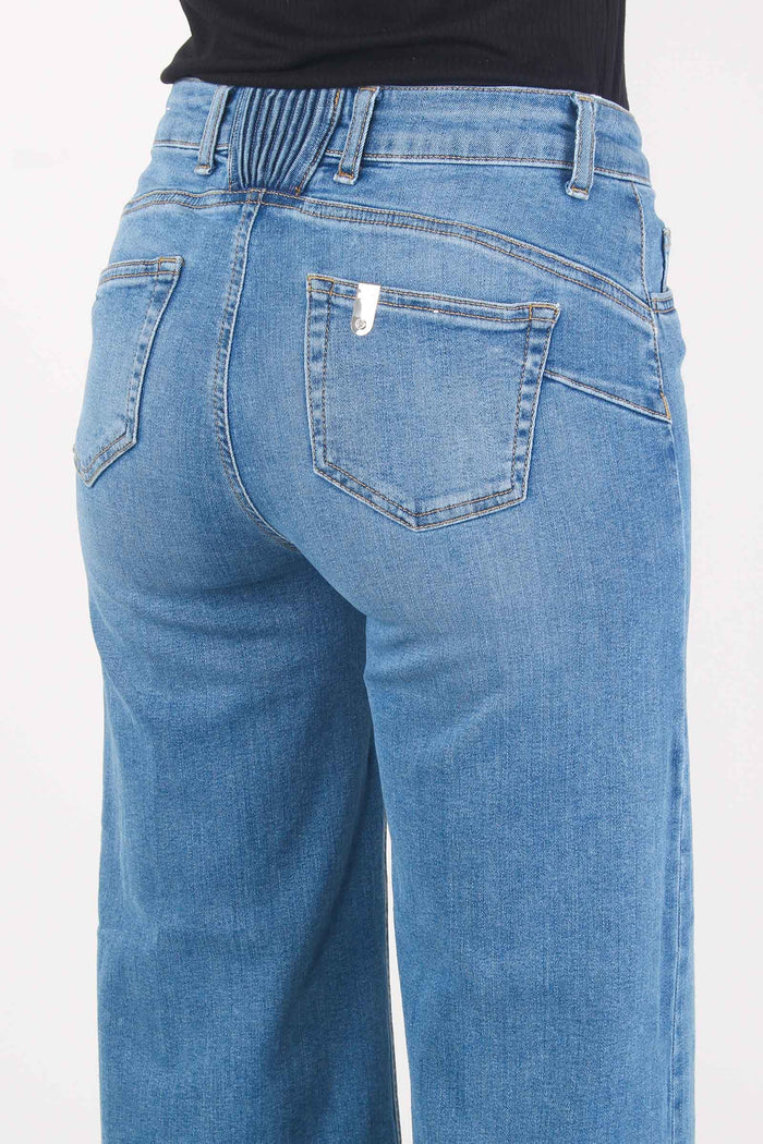 Jeans Parfait Cropped Denim Chiaro-9