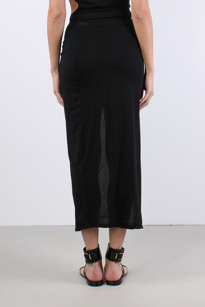 Pareo Lungo Lurex Nero-4