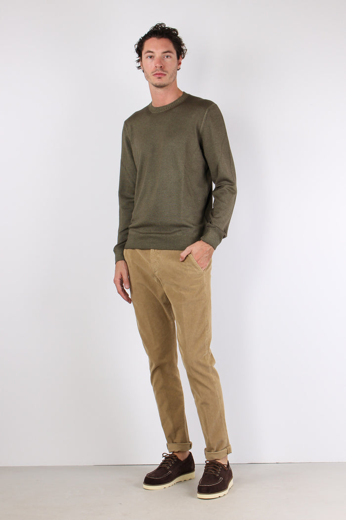 Maglia Lana Effetto Lavato Militare-4