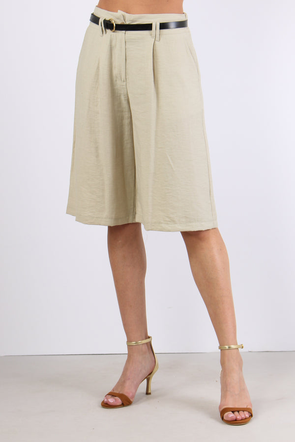 Bermuda Cintura Misto Lino Salvia-2