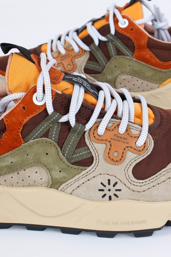 Sneakers Yamano Suede Nylon Taupe/brown-4