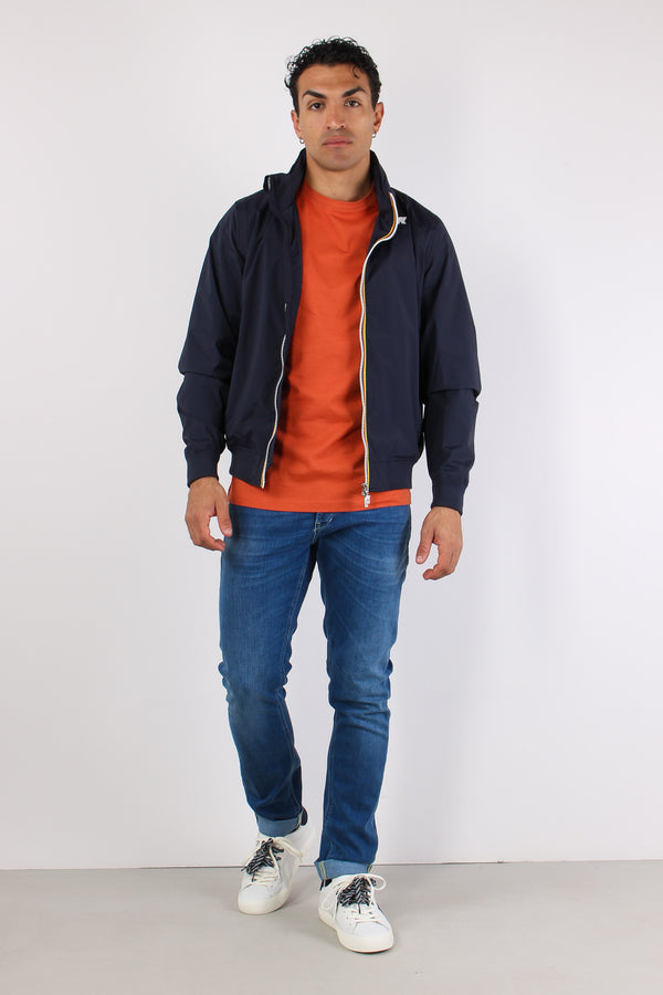 Giubbotto Collo In Piedi Blue Depth