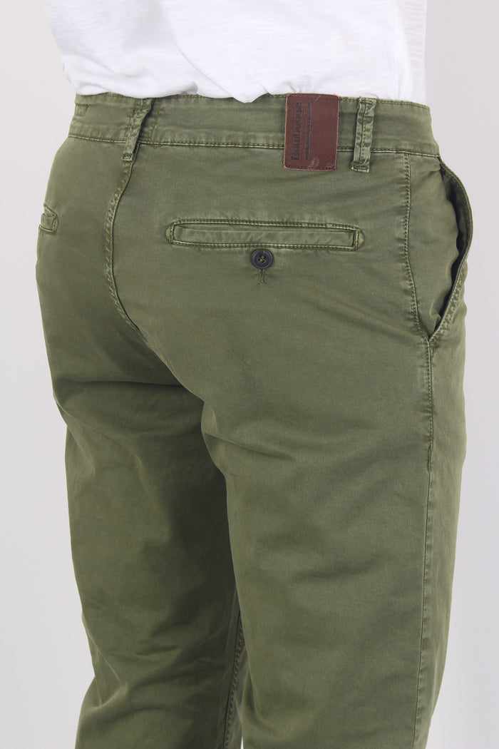Pantalone Chino Cotone Olive Green-7