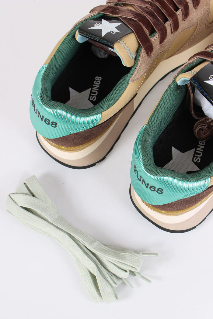 Sneaker Stargirl Glitter Logo Beige-6