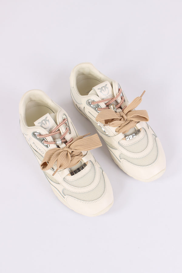 Sneakers Suede Multi Lacci Light Rose-2