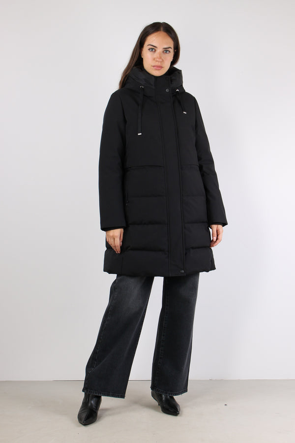 Giubbotto Lana Tecnica Nero