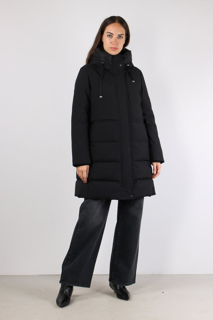 Giubbotto Lana Tecnica Nero