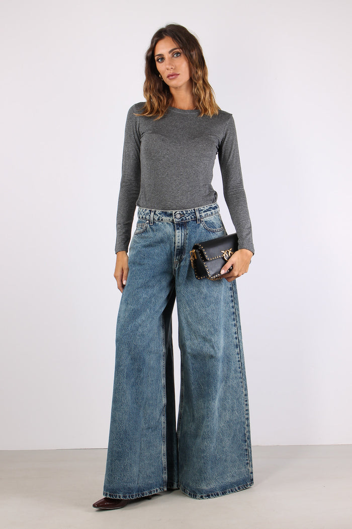 Gemma Pantagonna Denim Denim Medio