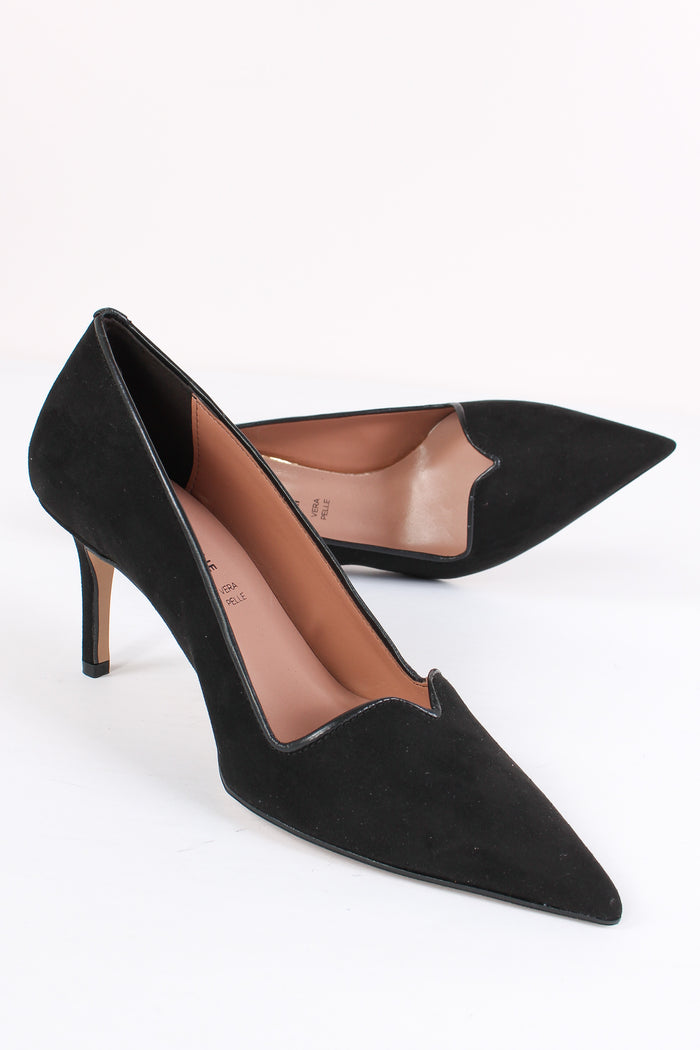 Decolette Camoscio Nero-6