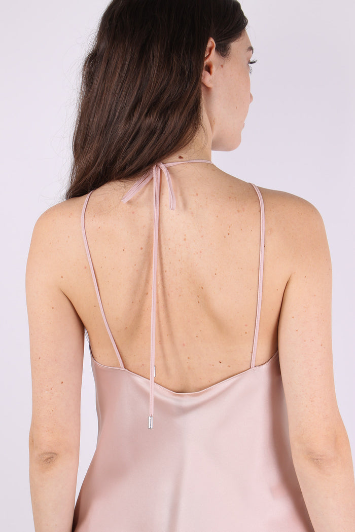 Carota Top Satin Smanicato Rosa Mogano-10